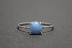 糸魚川翡翠 入コン沢 青 6ミリ リング 指輪 11号 送料無料 - メルカリ