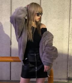 ENVYM フーディーファーパーカー アウターのサムネイル
