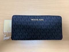 [新品　未使用] MICHAEL KORS 長財布 ブラックのサムネイル