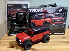 か*ざ様 【美品】トラクサス TRAXXAS フォード ブロンコ 赤 TRX4M