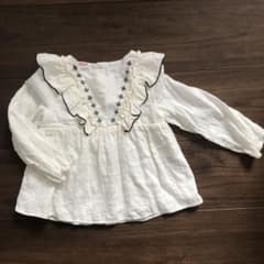 フリル付きブラウス　チュニックのサムネイル
