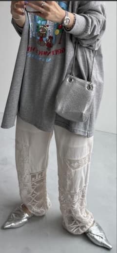 vintage like lace pants /ヴィンテージライクレースパンツのサムネイル