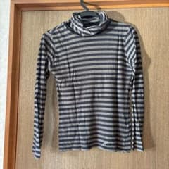 ボーダー ハイネック 長袖のサムネイル