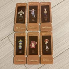 토이 스토리 30주년 피겨 카드 6장 세트