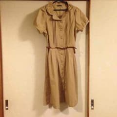 春ワンピース ベージュ 値下げ 1800円のサムネイル