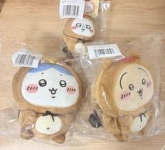 ちいかわ　ちいかわくじ　たぬきだもんくじ　B賞　ハチワレ　うさぎ モモンガのサムネイル