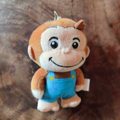 おさるのジョージ ぬいぐるみマスコットチャームのサムネイル