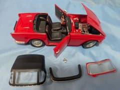 1/18 ミニカー トライアンフTR4 Triumph TR4　赤 1/18 ミニカー トライアンフTR4 Triumph TR4 赤 - メルカリ