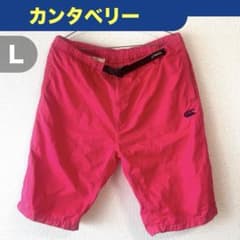 Canterbury Easy Half Pants, Size L, Pink, Climbing Pants, 100% Cotton