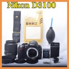NIKON D3100 スマホ転送セット 訳あり大特価❗Nikon D3100 レンズセット 一眼レフカメラ スマホ転送