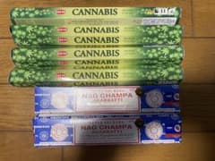 HEM CANNABIS&SATYA NAG CHAMPAお香セット 6個セットのサムネイル