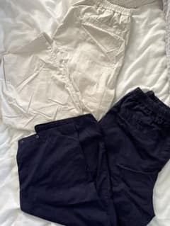 UNIQLO U パラシュートクロップドパンツ2点セットのサムネイル