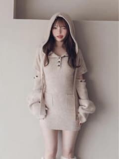 andmary Alma button mini dressのサムネイル