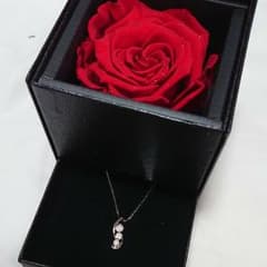 薔薇つきネックレスのサムネイル