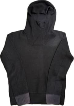 STONE ISLAND ニットパーカー ブラック