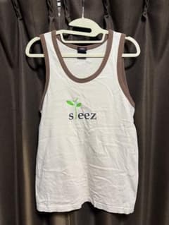 sleez アイボリー ブラウン タンクトップ サイズフリー