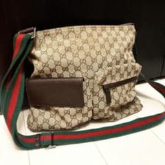タ*)様 美品✨GUCCI シェリーライン ショルダーバッグCG柄 A4収納のサムネイル