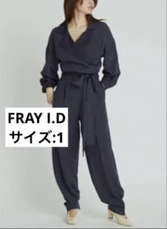 フレイアイディー　ダブルブレスト　コンビネゾン　紺色　オールインワン　2way