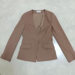 PLST ノーカラージャケット XS ベージュのサムネイル