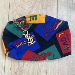 80s-90s Yves Saint Laurent LOVE柄 カラフル - メルカリ
