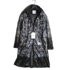 新品 and wander stone printed rip coat コート