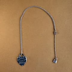 ティファニーリターントゥ LOVE ハートタグ パドロック ネックレスAg925 ティファニーリターントゥ LOVE ハートタグ パドロック ネックレス