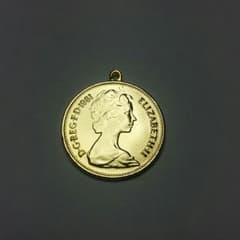 SALE　エリザベスコインネックレストップ 　金　ゴールドのサムネイル