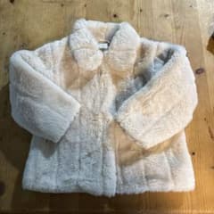 H&M 女の子　ファー　コート　86cmのサムネイル