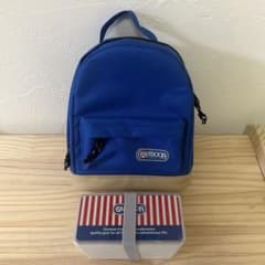◆値下げ　ランチバック&お弁当箱セット OUTDOOR 青のサムネイル