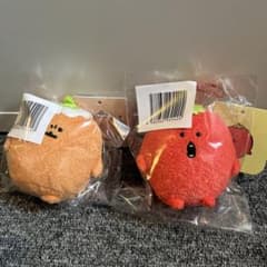 ナガノのいちご ぬいぐるみくじ D賞 もぐらコロッケ & いちごコロッケ 2種のサムネイル