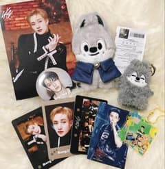Stray Kids Wolf Chan 10cmぬいぐるみ＆グッズセットのサムネイル