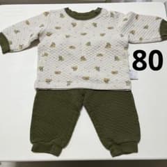 ユニクロ キルトパジャマ 80のサムネイル