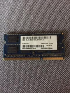 メモリ ノートPCDDR3 4GB 1枚のサムネイル