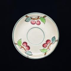 LONGWY Cherry Pattern Saucer [G] | French Vintage