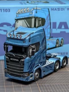 1/64 MASDI スカニア 770S トラクターヘッド 青色 1/64 MASDI スカニア 770S トラクターヘッド 青色 - メルカリ