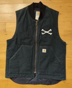 Carhartt ダッグベスト クロスボーン Fade Black M-R - メルカリ
