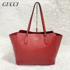 GUCCI 赤 レザー ショルダーバッグのサムネイル