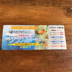 ◾️らぶすけさん専用◾️沖縄かりゆしビーチ　グラスボート割引券のサムネイル