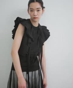 adam et rope フリルセットTシャツ　アダムエロペのサムネイル