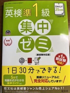 DAILY25日間 英検準1級 集中ゼミ 新試験対応版のサムネイル