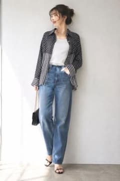 【極美品】サルヴァトーレフェラガモ シルク100% ドット×ストライプ ブラウス 極美品】サルヴァトーレフェラガモ シルク100% ドット×ストライプ