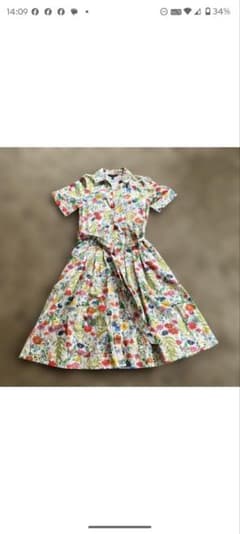 Brooks Brothers 花柄 半袖 シャツワンピースのサムネイル