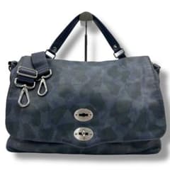 2way ザネラート ポスティーナ ショルダーバッグ 迷彩柄 レザー 斜め掛け 2way ザネラート ポスティーナ ショルダーバッグ 迷彩柄 レザー 斜め