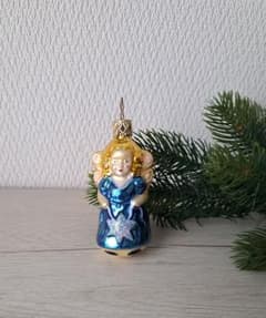 Inge glas　インゲグラス　星を持つ天使　ガラスオーナメント　クリスマス