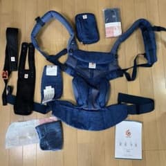 エルゴベビー オムニ360 クールエア メッシュ 抱っこ紐 ネイビー美品正規品のサムネイル