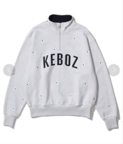 keboz Flower&Arch Logo HALFZIP SWEAT GRYのサムネイル