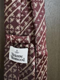 Vivienne Westwood シルクネクタイ 赤茶色のサムネイル