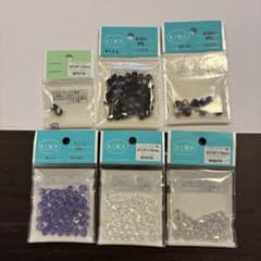【値下げ】KIWA スワロフスキービーズセット 6mmのサムネイル