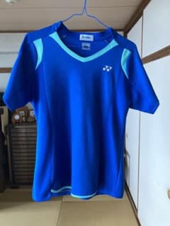 ヨネックス Vネック 半袖シャツ 青のサムネイル