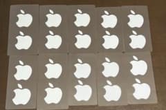 【新品】純正　Apple　ステッカー　20枚セット　白のサムネイル